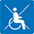 Non accessible en fauteuil roulant